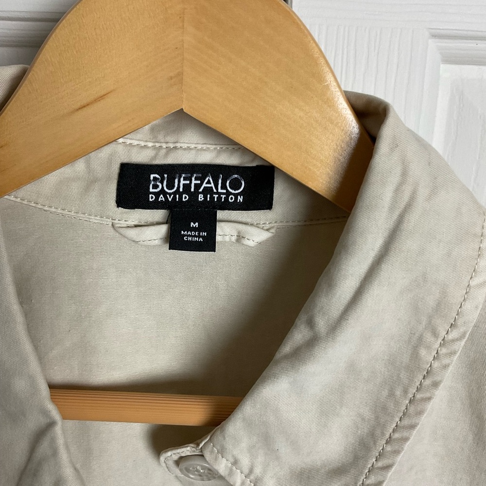 Buffalo David Bitton Chore‎ Jacket Size Medium Tan - Picture 2 of 5